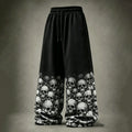 Women's Dark Skull Print Trousers