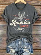 250Th Anniversary Printed Round Neck Top In The United States