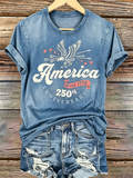 250Th Anniversary Printed Round Neck Top In The United States