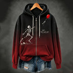 Women's Halloween "lost Balloon" Zip-up Hoodie