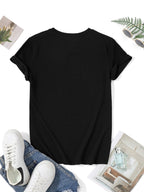 Watercolor Treble Clef Heart T-Shirt
