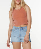 Plain-Colored Small Backless Women's Vest
