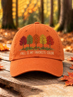Fall Is My Favorite Color Baseball Cap